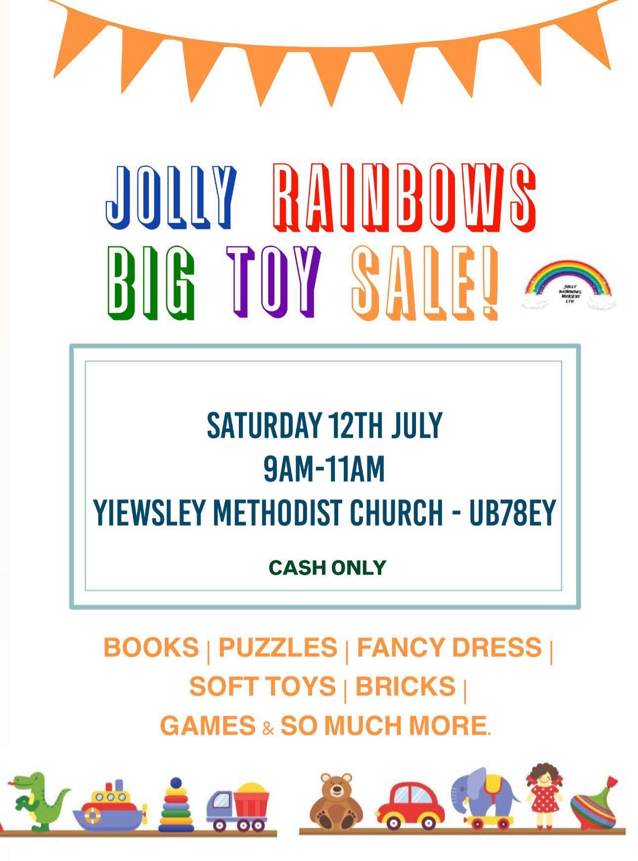 Jolly Rainbows toy sale