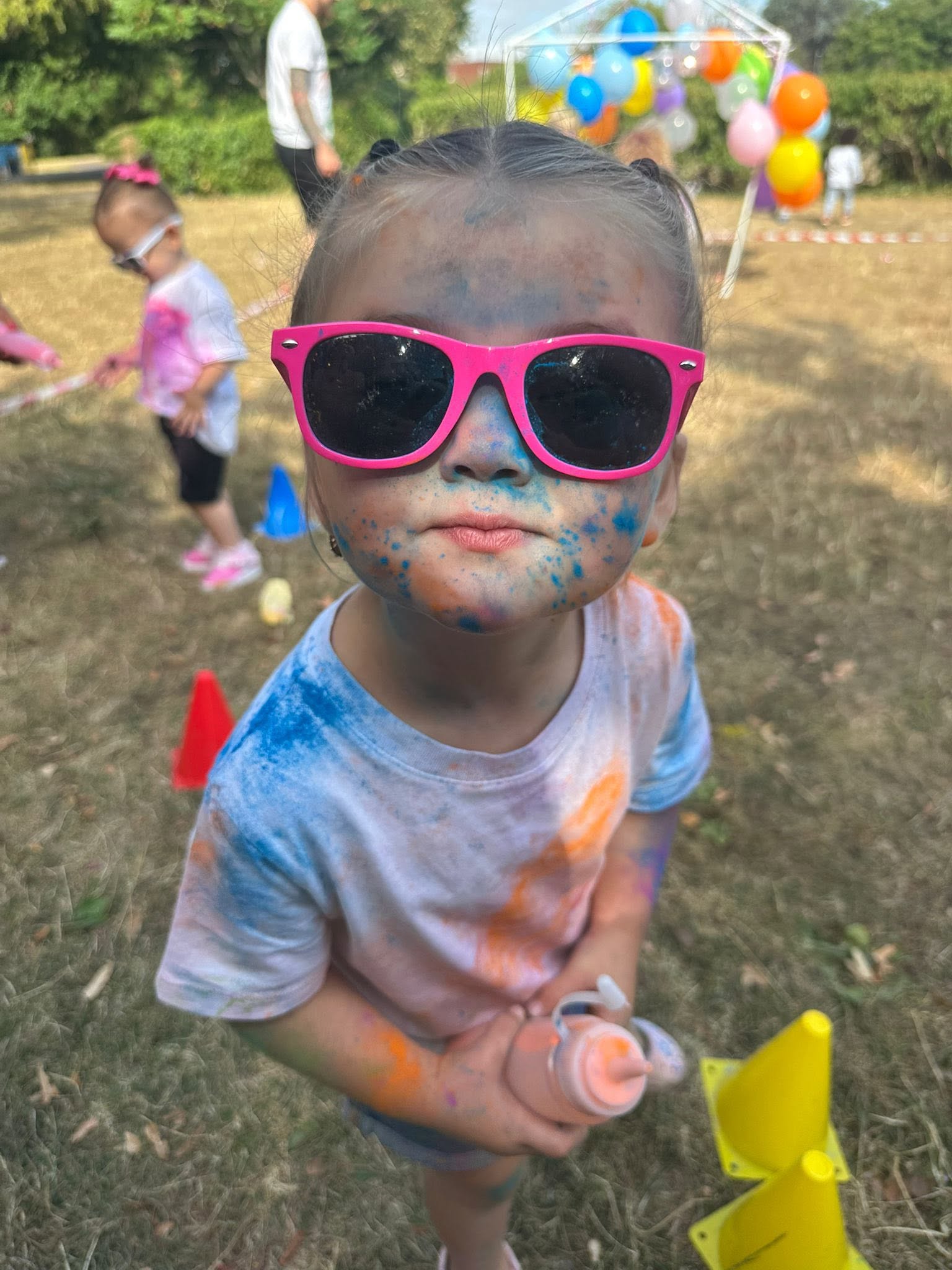 A colourful day outdoors